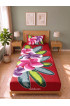Hand Painted Rayon Bedsheet Set Single Size